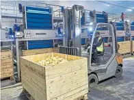  ??  ?? Perthshire potato producer Branston is taking on staff