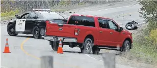  ?? CLIFFORD SKARSTEDT EXAMINER FILE PHOTO ?? A fatal collision involving a motorcycle on County Road 507 north of Buckhorn on Saturday, Oct. 10, has prompted an area resident to launch a petition calling for improved road safety.