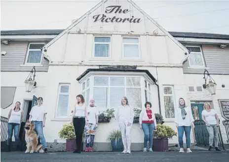  ??  ?? Washington Wombles Karen Pinder, Sharon Jobling, Angie Bowman, George Harden , Marie Thompson, Julia Burke, Janice Harland and Laverne Smare.