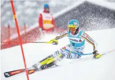  ??  ?? Schräglage: Felix Neureuther beim Slalom in Adelboden.