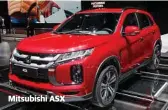  ??  ?? Mitsubishi ASX