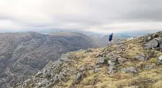  ?? ?? The crewman will aim to climb nine Munros in Kintail.