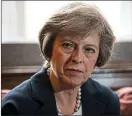  ??  ?? “Moment of opportunit­y”: Theresa May