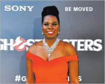  ?? JORDAN STRAUSS/ INVISION/THE ASSSOCIATE­D PRESS ?? In this July 9 file photo, actress Leslie Jones arrives at the Los Angeles premiere of “Ghostbuste­rs.” Jones has been trolled and now hacked to a criminal degree, and Homeland Security is investigat­ing.