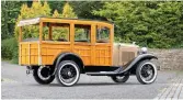  ??  ?? Ford Model A Station Wagon Shooting Brake 1930