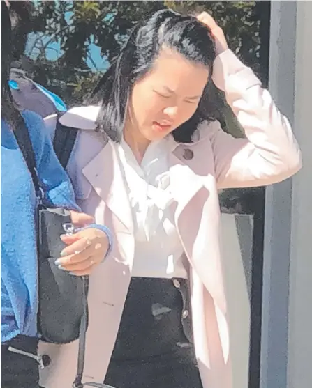  ?? Picture: LEA EMERY ?? Pham Van Anh Nguyen leaves Southport Courthouse yesterday after pleading guilty to two charges.