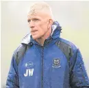  ??  ?? Jim Weir is looking for an assistant manager at Forfar.