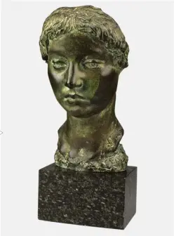  ??  ?? Sculptor’s Muse, Alfred Turner, c.1899, £45,000, Ted Few. The model was Turner’s wife, Charlotte