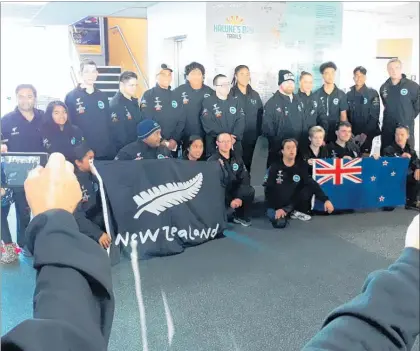  ??  ?? NZITF returns home from the Taekwondo Worlds in Argentina with a haul of medals.