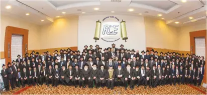  ?? (Itzik Belinski) ?? SOME 300 participan­ts from 27 countries take part in the Rabbinical Center of Europe conference in Bucharest that ran from Monday to Wednesday.