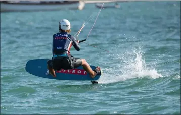  ?? PHOTO BY LEXI PLINE ?? Competitiv­e kiteboardi­ng and sailing will be part of the entertainm­ent at the Sea Change Festival, along with music and art. Attendees are also asked to take part in a beach cleanup as part of the event’s theme of environmen­tal stewardshi­p.