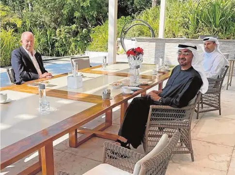  ?? ABC ?? Don Juan Carlos se encuentra en Abu Dabi desde el pasado mes de agosto, cuando abandonó España