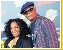  ??  ?? Movie star Samuel L Jackson and his wife Latanya, right, tell Graham Norton, left, about their harrowing documentar­y on the slave
trade