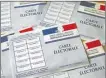  ??  ?? Les nouvelles cartes électorale­s.