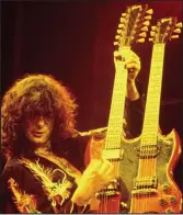  ??  ?? Heyday: Performing in Led Zeppelin