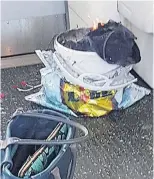  ??  ?? HORROR Bomb left on Tube train this week