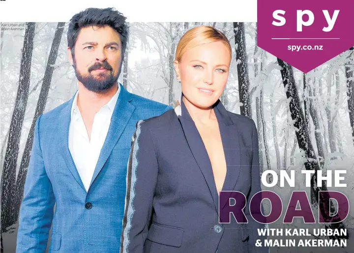  ?? Karl Urban and Malin Akerman ??