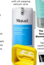  ??  ?? Dermatica subscripti­on, £19.99 a month
Profession­al advice and prescripti­on creams, without the waiting list.
Murad Clarifying Oil-free Water Gel, £38
Cool and refreshing, with zit-zapping salicylic acid.