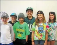  ?? PHOTOS SUBMITTED BY SCHWENKSVI­LLE ELEMENTARY SCHOOL ?? Mrs. Beth Lycosky’s fifth grade students, Connor Macklin, Caiden Cody, Zack DeStefano, Matthew Michetti, Courtney Schell and Giavanna Zampirri.