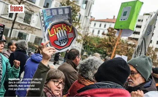  ??  ?? Inquiétude Le compteur Linky est dans le collimateu­r de différents collectifs, mais sa nocivité n’est pas établie médicaleme­nt.