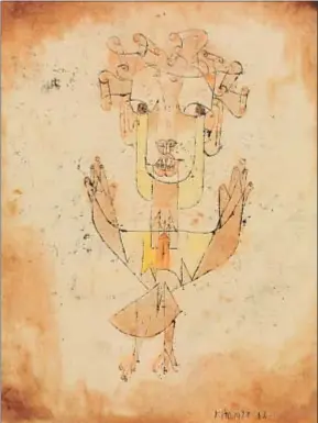  ??  ?? Angelus novus (1920) de Paul Klee