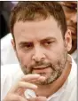  ??  ?? Rahul Gandhi