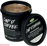  ??  ?? Lush Cup o’ Coffee Exfoliatin­g Mask 325gr, Wisma Atria Singapore Rp485.000
Masker kopi yang mampu membersihk­an serta menghidras­i wajah secara bersamaan.