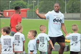  ?? Jeremy Stewart ?? Nick Chubb graduated from Cedartown High School in 2014 and has supported the school’s athletic programs and community athletic initiative­s since being drafted by the Cleveland Browns in 2018.