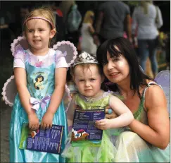  ?? Ella O’Sullivan, Laoise Neary and Mags O’Mahony from Kilflynn at the fabulous fairy trail. ??