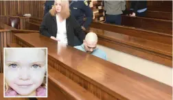  ?? PICTURE: BONGANI SHILUBANE/AFRICAN NEWS AGENCY (ANA) ?? SENTENCED: Louisa Koekemoer, the biological mother of Poppie van der Merwe, 3, (inset) and stepfather Kobus Koekemoer were each sentenced to life imprisonme­nt for her murder.