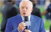  ?? RON JENKINS/ASSOCIATED PRESS ?? Cowboys owner Jerry Jones suggests the NFL eliminate two exhibition games per team each summer.