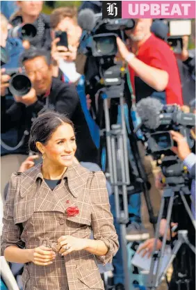  ?? Photo / Kapiti News ?? Meghan Markle, Duchess of Sussex, visited in October.