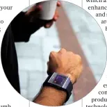  ??  ?? BELOW Don’t want to put down your coffee? Starling Bank lets you use your Fitbit Ionic smartwatch to pay