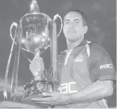  ??  ?? Hollioake captained Surrey to nine domestic trophies