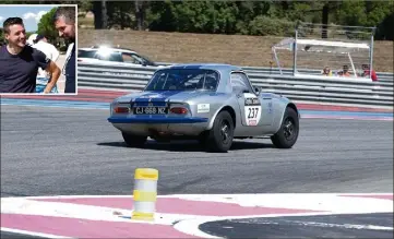  ?? (Photos Eric Damagnez) ?? Le temps d’une parenthèse enchantée en Lotus Elan R sur les routes et circuits du Castellet), Jérémy Colançon a troqué sa casquette d’ingénieur contre celle de copilote.
Tour Auto (ici hier au