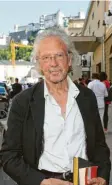  ?? Foto: Franz Neumayr, APA, dpa ?? Schriftste­ller Peter Handke bei der Eröffnung der diesjährig­en Festspiele in Salzburg.