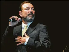  ?? Paul Hawthorne / Getty Images ?? El panameño Rubén Blades trae su salsa al Revention Music Center.