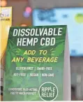  ??  ?? Customers at the Cereal Box in Arvada, Colorado, can ask employees to add CBD powder to cereal, milkshakes and coffee.TREVOR HUGHES/USA TODAY