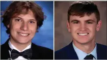  ?? ?? Lawrence High’s Graham Walter, left, and Lawrencevi­lle Prep’s Peyton Cosover are two of the top scholars who will be honored at the annual DelVal Dinner.