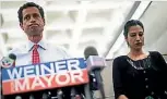  ??  ?? Compelling doco on Anthony Weiner.
