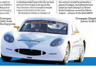  ??  ?? Donegan: Ginetta Junior in 2013