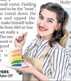  ??  ?? MANY LAYERS Julia joins Bake Off