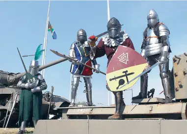 ?? PICTURE: MARILYN BERNARD ?? NOBLE CAUSE: Durban will be back in the Middle Ages when members of the Durban Sword and Shield Club show off their fighting prowess at the Heritage Tournament and Market Day on September 26.