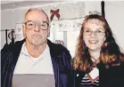  ?? PROVIDED BY FAMILY OF FELIX MCDERMOTT ?? Felix “Kirk” McDermott, shown with his daughter, Melanie Proctor, was murdered by a nursing assistant who gave him insulin. Staff didn’t do tests after patients had episodes of low blood sugar, nor were reports filed.