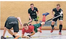  ?? FOTO: CHTC ?? An Einsatz, wie hier von Oskar Deecke, mangelte des den CHTC-Herren im Heimspiel gegen Uhlenhorst Mühlheim nicht.