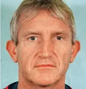  ??  ?? Out and about: Kenneth Noye, right, near HMP Stanford yesterday. Above: His mugshot after he killed motorist Stephen Cameron, left