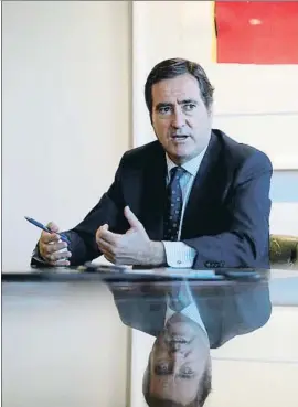  ?? EMILIA GUTIÉRREZ ?? Antonio Garamendi, presidente de la CEOE