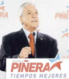  ??  ?? ►► El ex Presidente Sebastián Piñera.