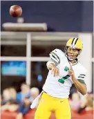  ??  ?? Brett Hundley y Green Bay juegan el domingo ante los Steelers.