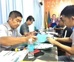  ??  ?? PKR Stampin deputy Youth chief See Xiang Hong is among those who submitted nomination papers to contest for the post. He wins unconteste­d.